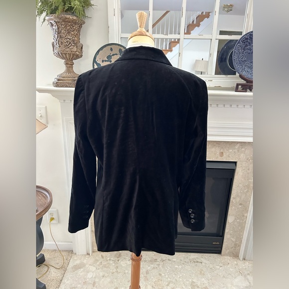 Chico's Classic Black Velvet Blazer - Picture 6 of 7
